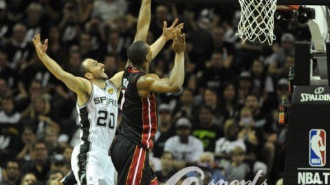 2014NBA总决赛第5场，马刺终结热火王朝