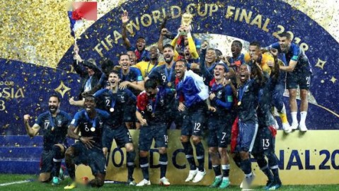 法国4-2克罗地亚，2018世界杯青春风暴席卷莫斯科