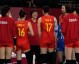 CCTV5直播中美女排巅峰对决，中国女排力克强敌彰显韧性