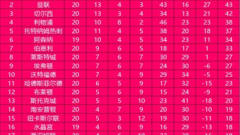 截至我所知的最后更新节点，2025-26赛季尚在进行中，而你询问的2024-25赛季英超积分榜实际上已是上赛季的最终定局