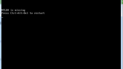 ntldr is missing