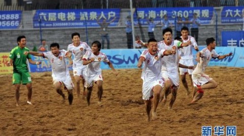2013年沙滩足球亚洲杯，阿联酋卫冕之路的数据密码