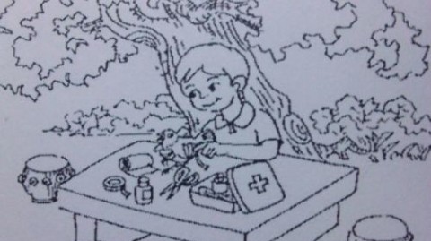 如何用三招画出C罗，给三年级同学的简易指南