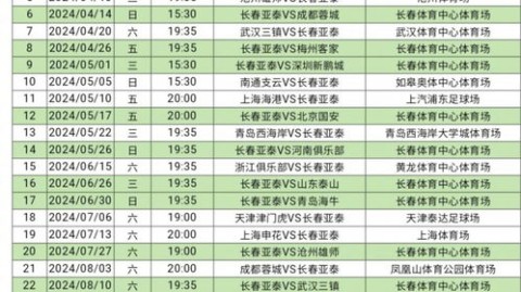 2025年中超赛程表发布前瞻，球迷等待的赛季剧本何时揭晓？